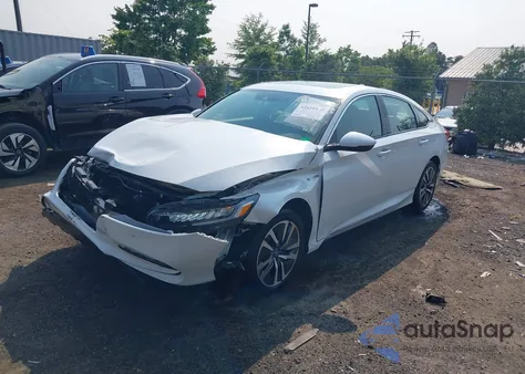 2019 Honda Accord Hybrid Touring z USA, uszkodzony, nr VIN 1HGCV3F98KA001286